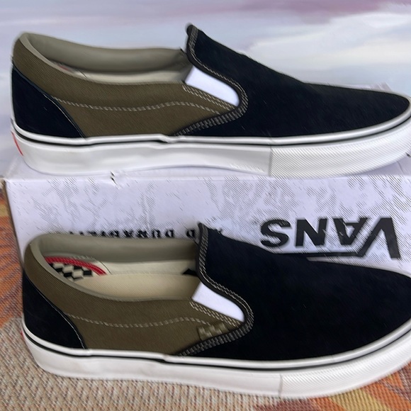 Vans Other - Vans Men’s Skate Slip-On
Black Olive
VN0A5FCAB1V
Sneakers